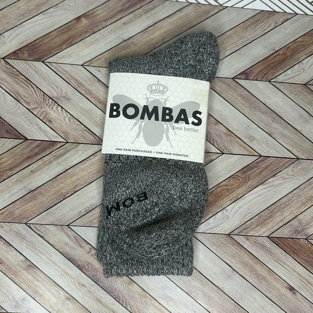 Bombas cotton blend calf socks